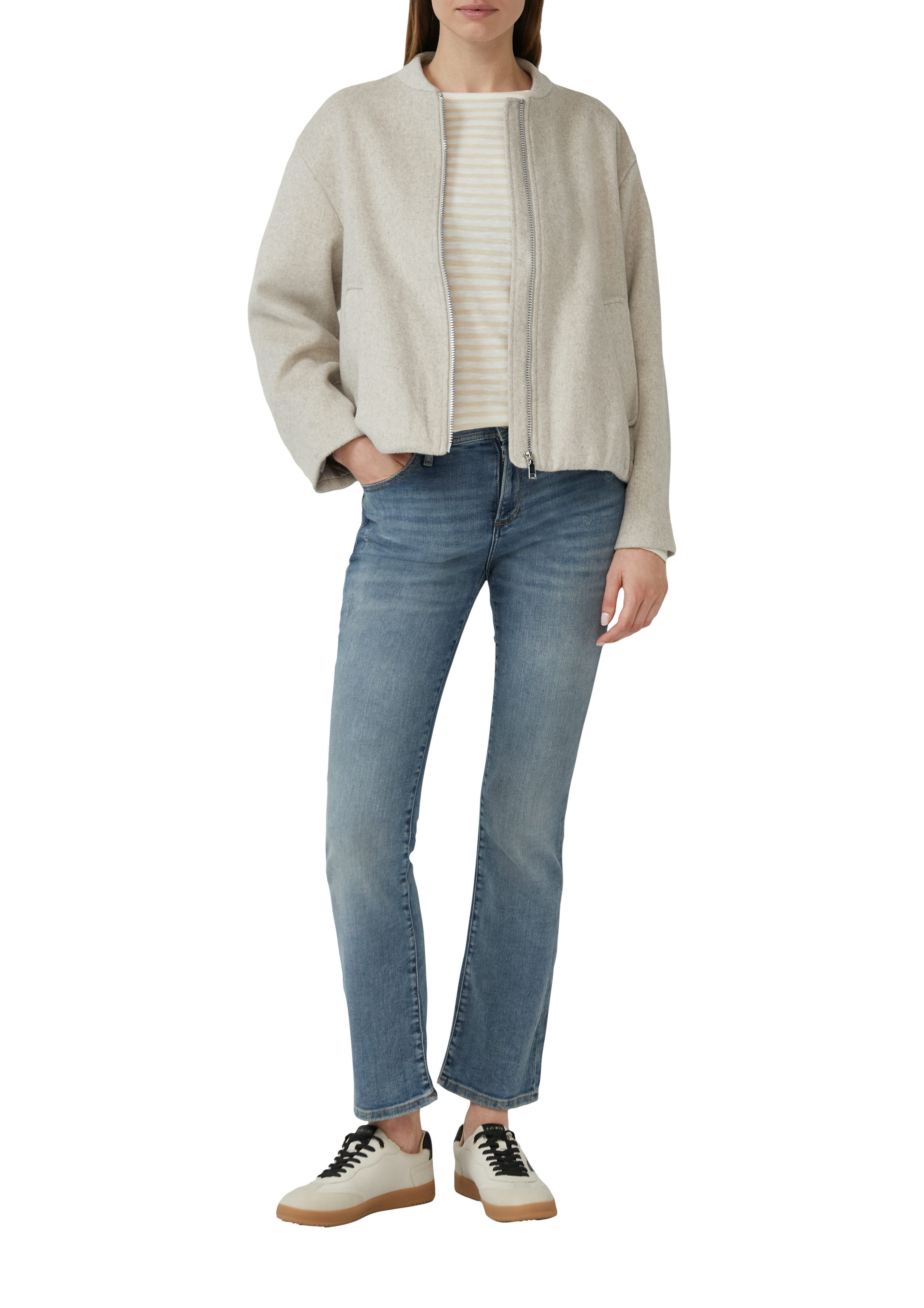 s.Oliver Langarmshirt mit Streifen Muster günstig online kaufen