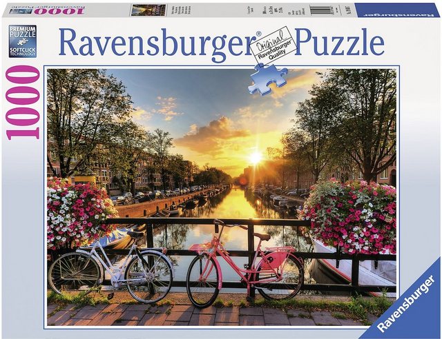 Image of Fahrräder in Amsterdam. Puzzle 1000 Teile