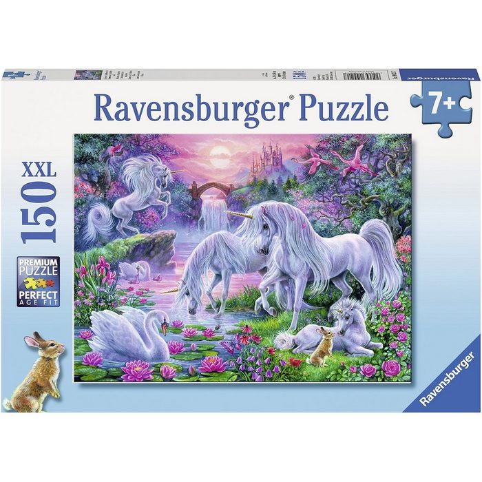 Ravensburger Puzzle »Einhörner im Abendrot« 150 Puzzleteile Made in Germany FSC® - schützt Wald - weltweit
