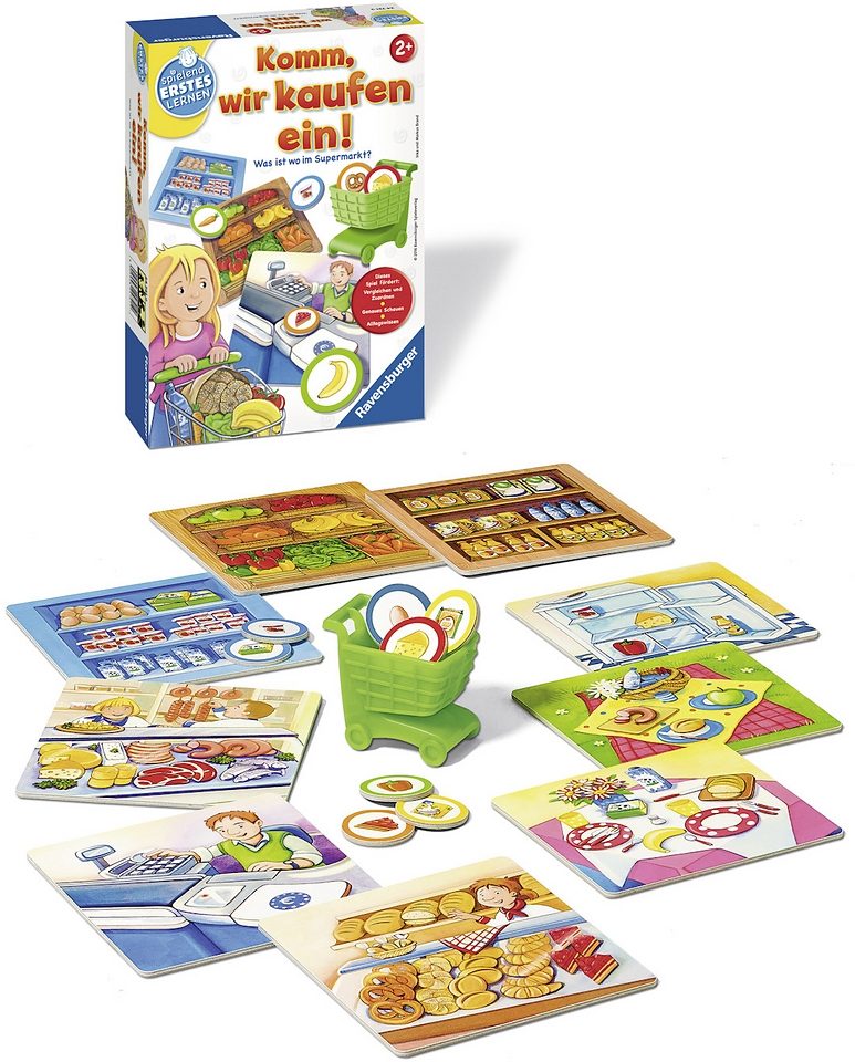 Image of RAVENSBURGER Komm, wir kaufen ein! Spielen und Lernen, Mehrfarbig