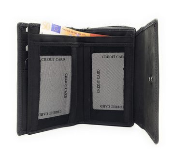 MUSTANG Geldbörse echt Leder Damen Portemonnaie mit RFID Schutz "Tampa", Hunterleder, viel Platz, inklusive Geschenkbox