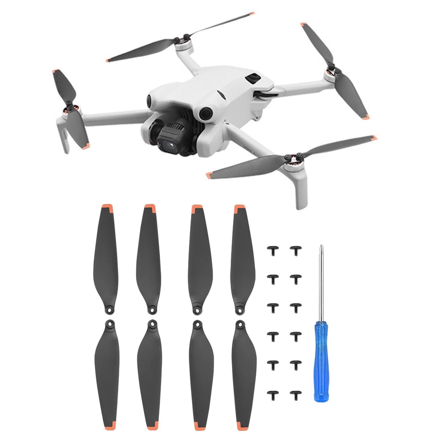 Für DJI Mini 4 Pro 2x Drohne Ersatz Propeller Blätter 6030F Zubehör Zubehör Drohne
