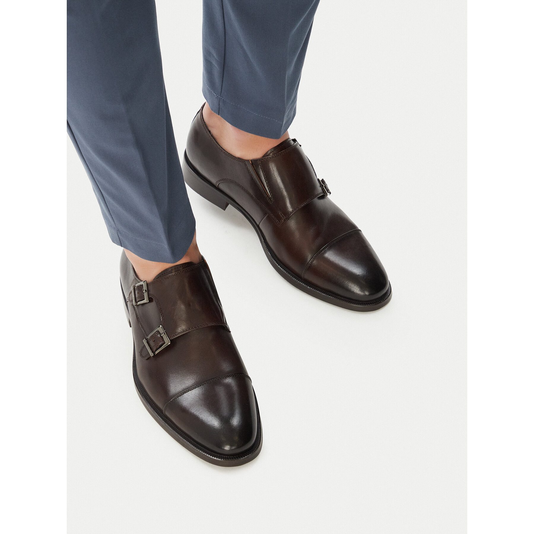 GINO ROSSI Gino Rossi Herren Niedrige Schuhe 5907964591245 Braun Walkingschuh