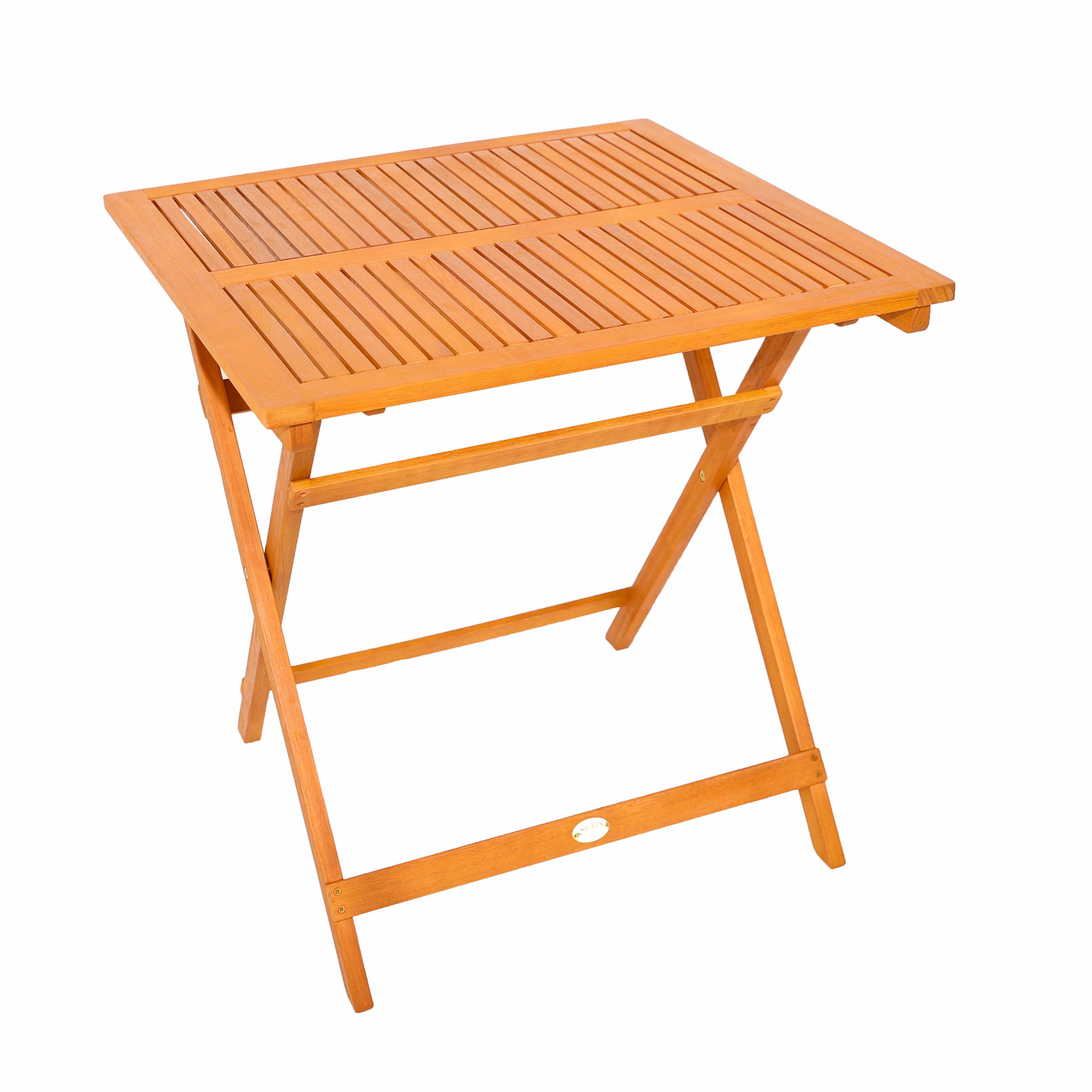 Sedex Balkonset Klapptisch Linus 70x70 cm natur, (1-tlg), klappbar