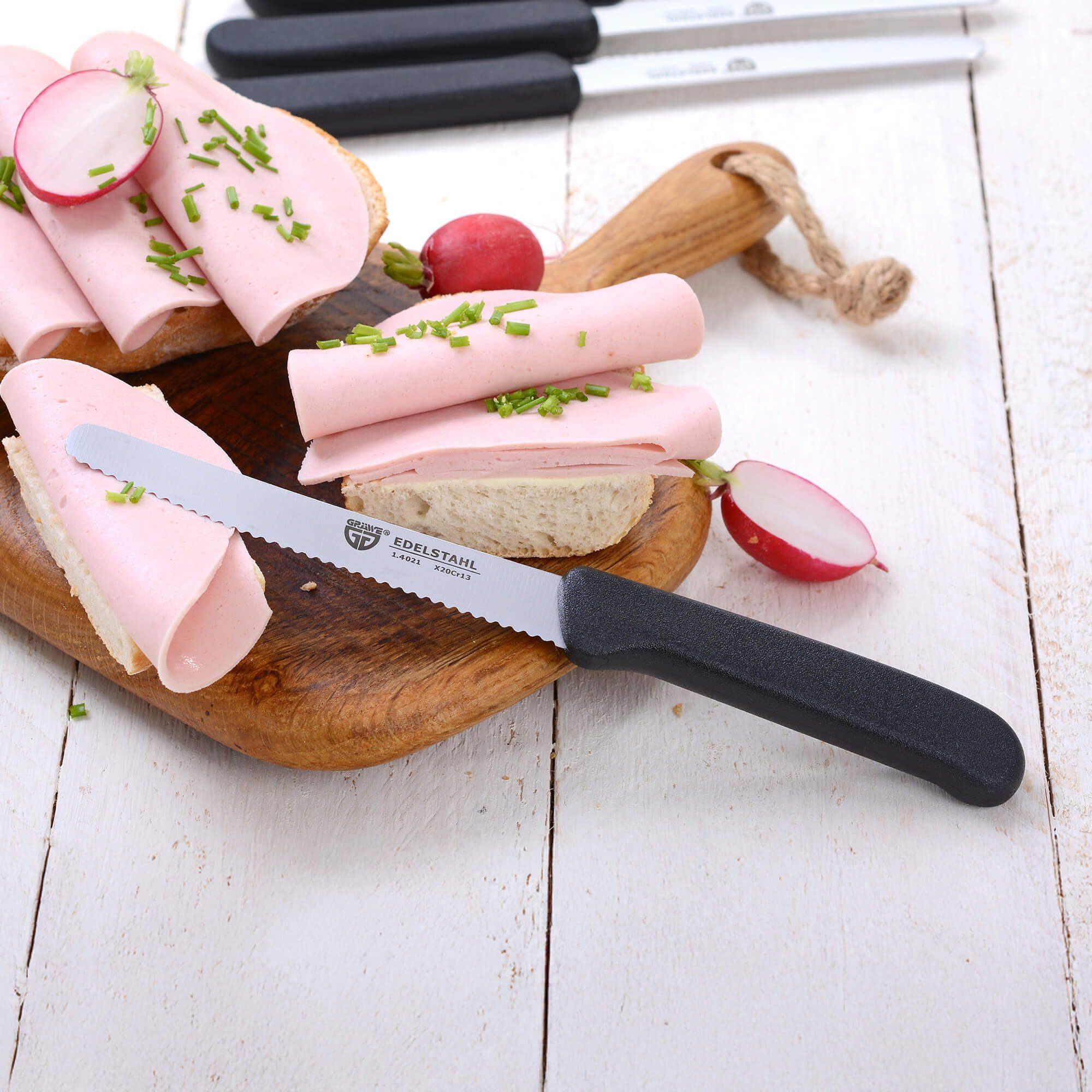 GRÄWE Tafelmesser GRÄWE Frühstücks-/ Brötchenmesser 6 Stück
