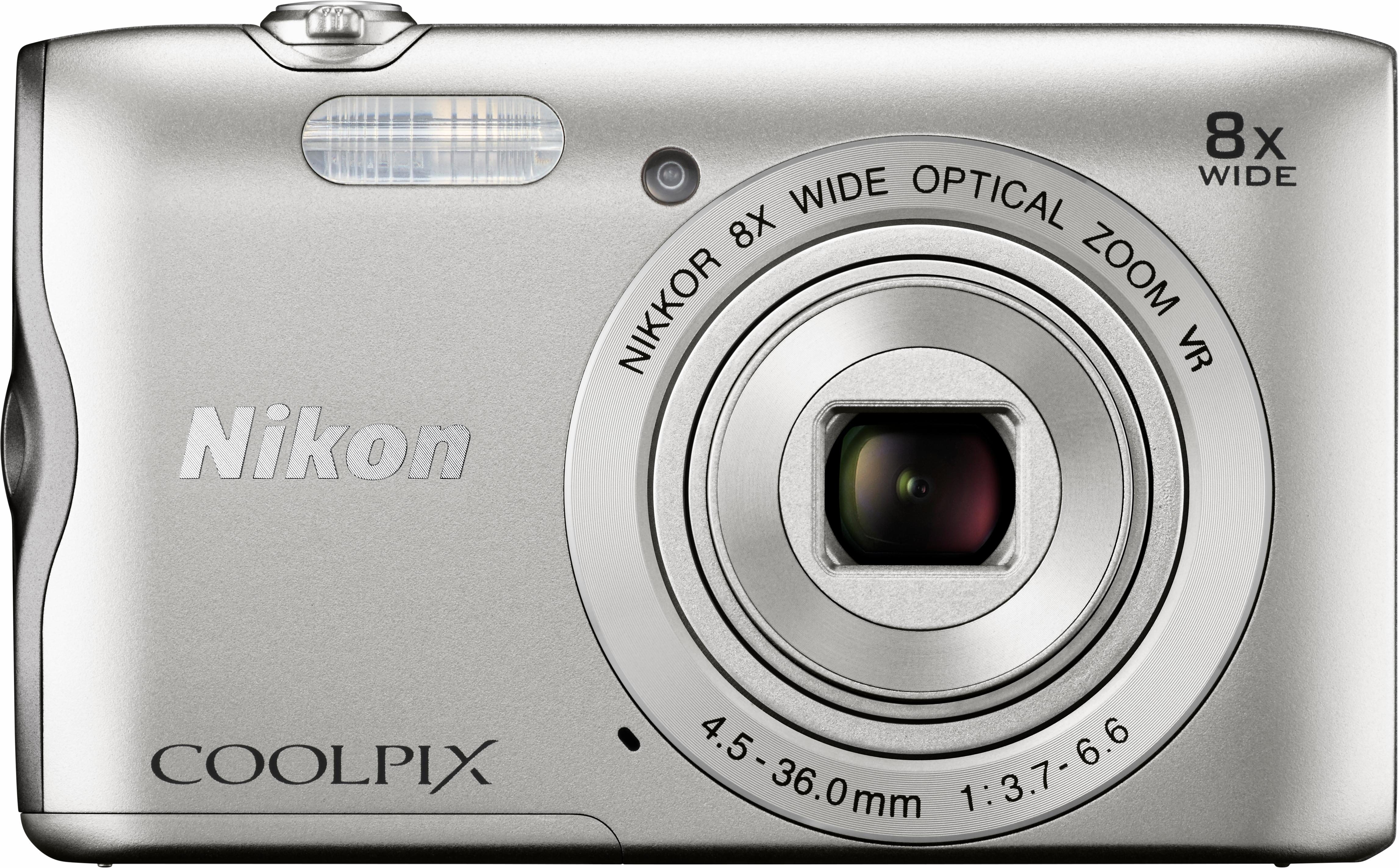 Nikon Coolpix A300 Kompakt Kamera, 20,1 Megapixel, 8x opt. Zoom, 6,7 cm
