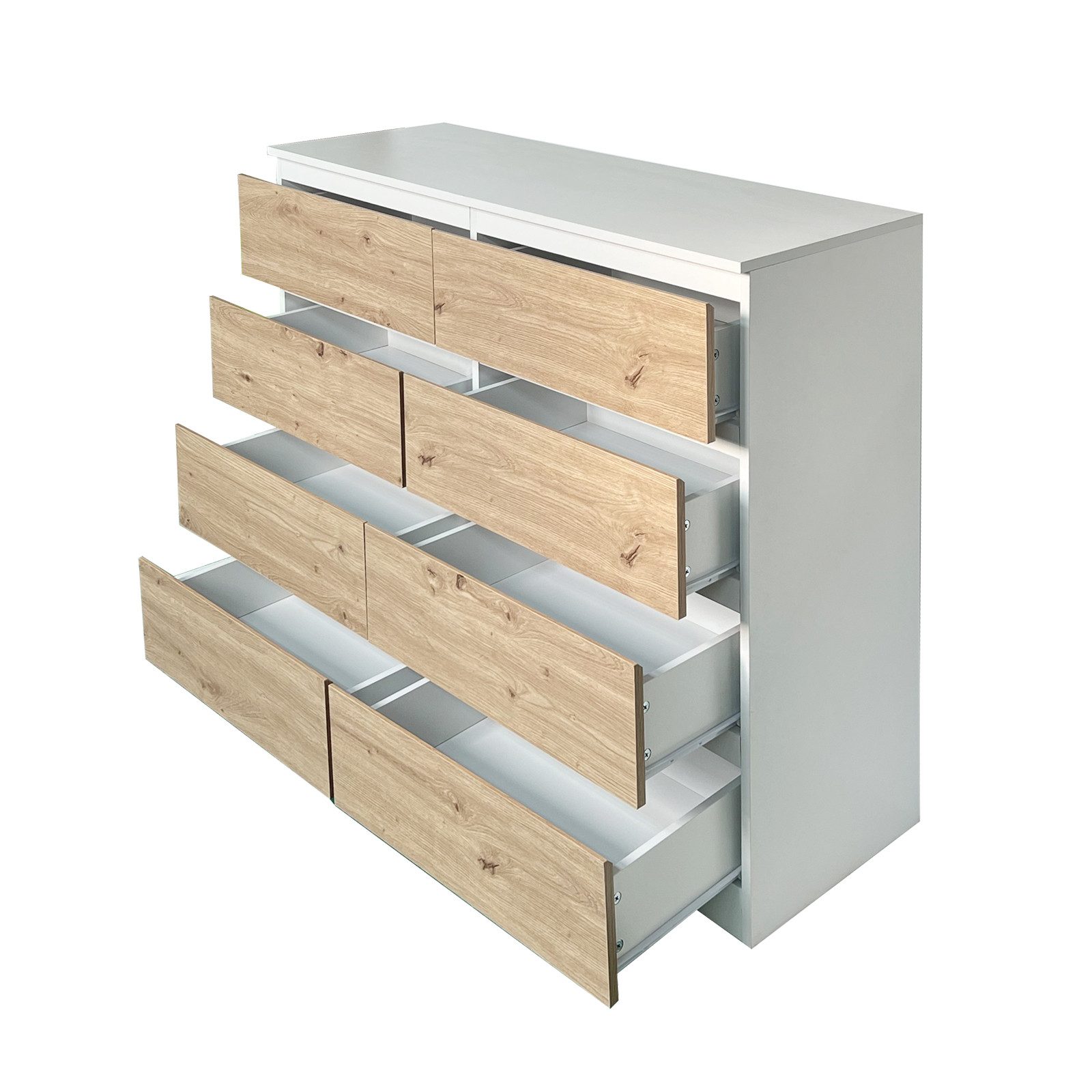 HTI-Living Sideboard Moderne Kommode mit 8 grifflosen Schubladen (Stück, 1 günstig online kaufen