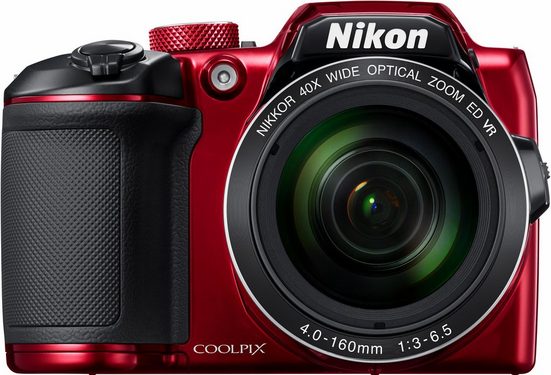 Nikon »Coolpix B500« Kompaktkamera (16 MP, 40x opt. Zoom, WLAN (Wi-Fi), NFC, Bluetooth, 40 fach optischer Zoom)