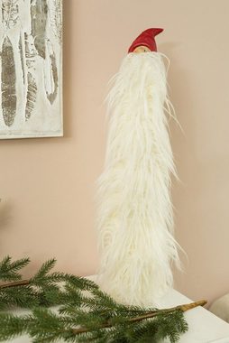 Myflair Möbel & Accessoires Weihnachtsfigur Nikolauswichtel mit langem Rauschebart, Weihnachtsdeko, Höhe 74 cm