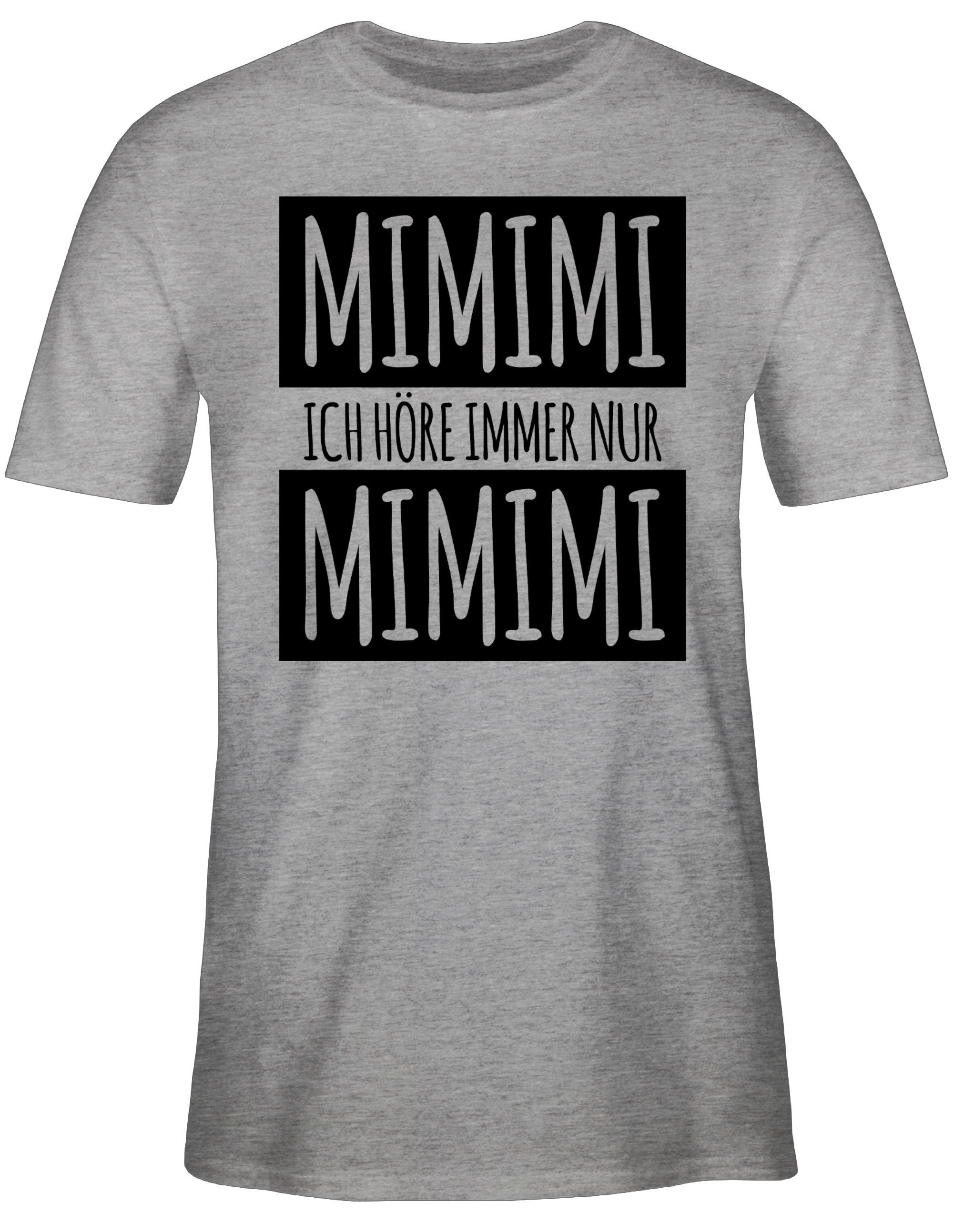 Shirtracer T-Shirt Ich höre immer nur günstig online kaufen