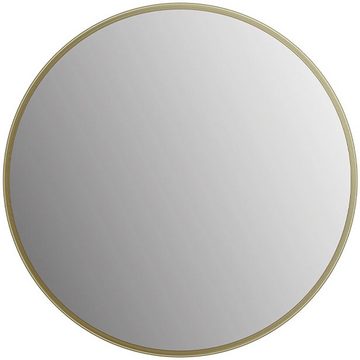 Talos Badspiegel Picasso gold Ø 40 cm, hochwertiger Aluminiumrahmen