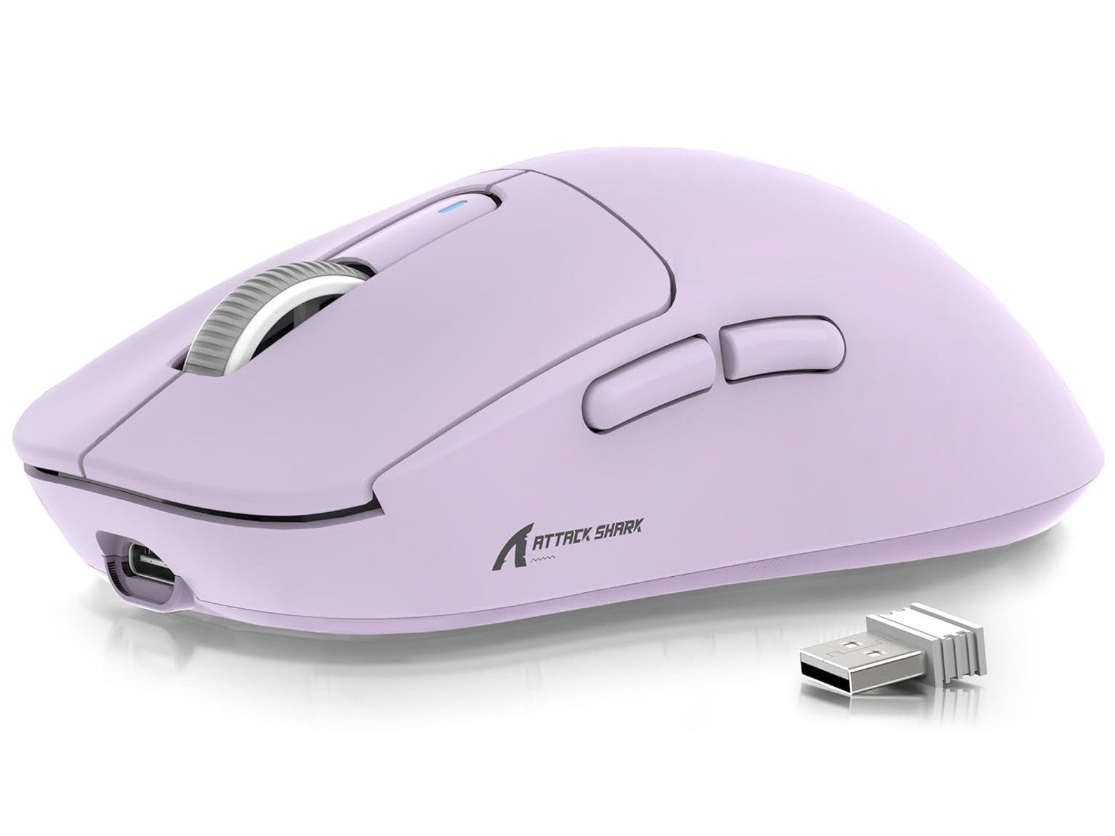 ATTACK SHARK X3 Kabellose Gaming-Maus, 49g Ultraleicht, PAW3395 Gaming-Maus (2.4G, Bluetooth, kabelgebunden, 200H)