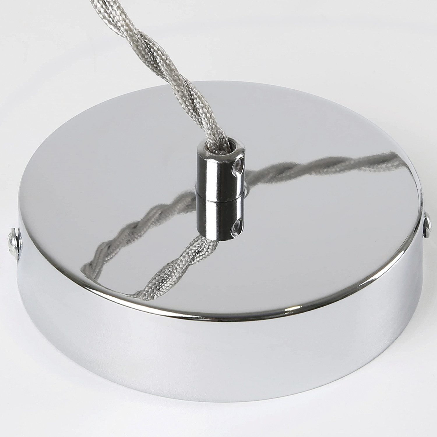 ZMH Hängeleuchte Retro E27 mit 1.3M Kabel Lampenaufhängung Baldachin für Esszimmer Bar, Auegnschutz, ohne Leuchtmittel, Industrial Pendleuchte mit Baldachin Dec – Bild 5 von 5