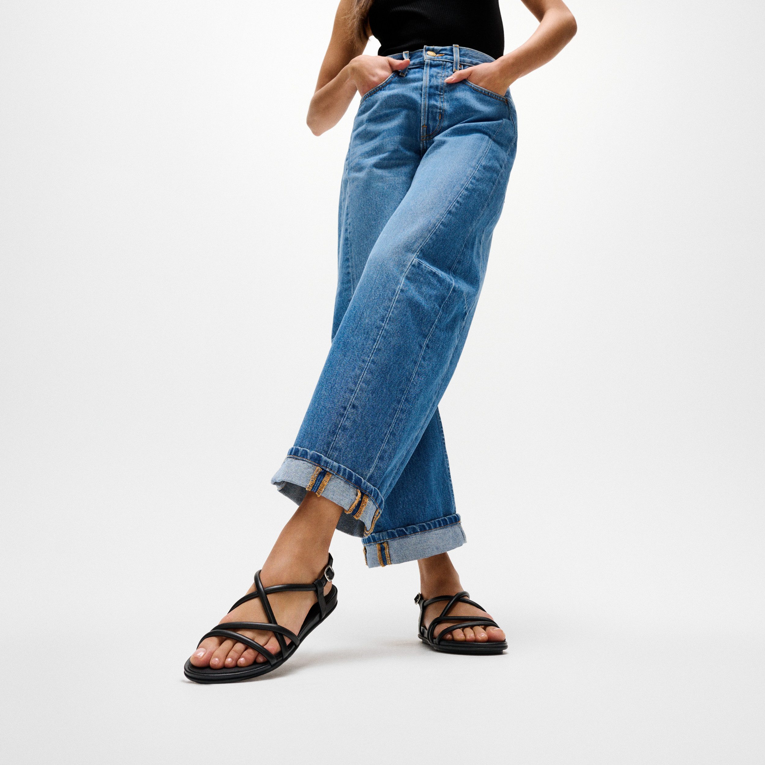 Fitflop GRACIE LEATHER STRAPPY BACK-STRAP SANDALS Riemchensandale Keilabsatz, Sandalette mit verstellbarem Schnallenverschluss