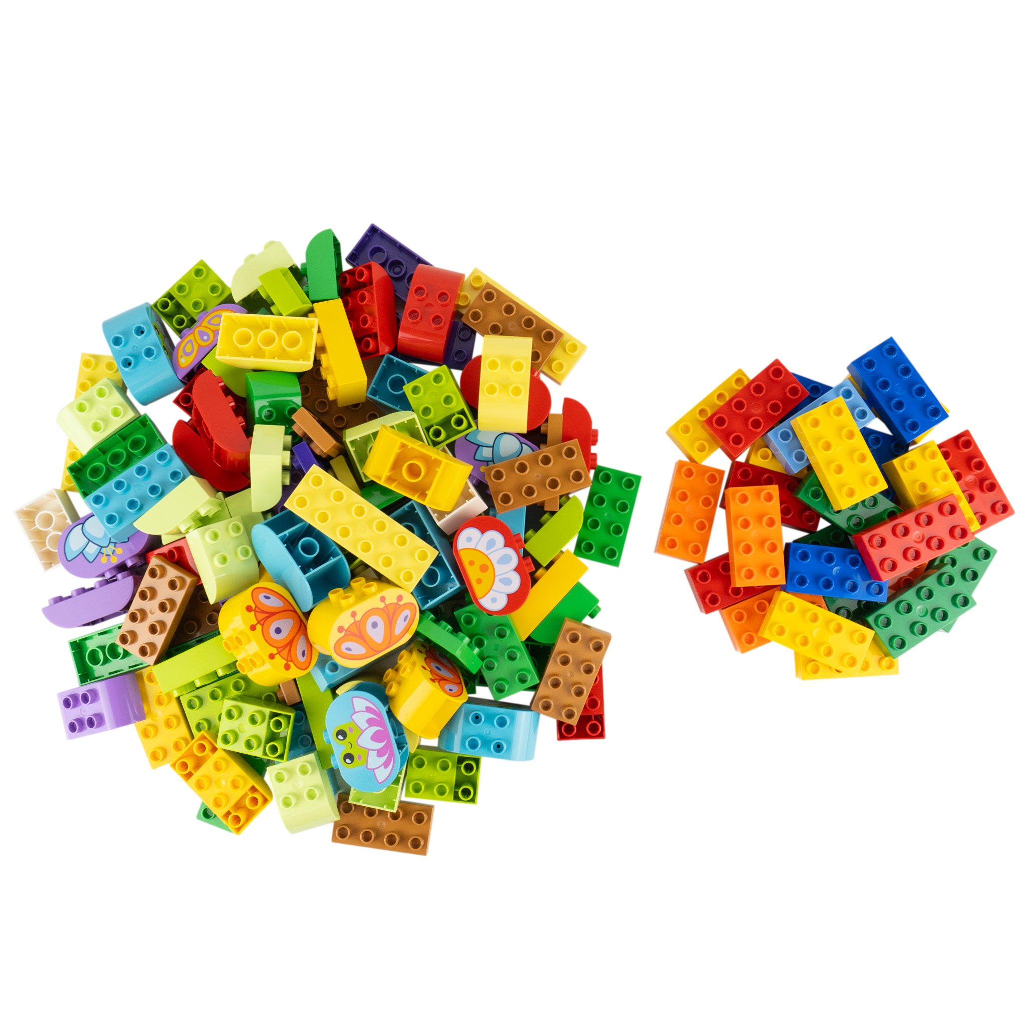 LEGO® Duplo 100 Baustein + 25 2x4 Steine Bunt Menge 125 Stück Spielbausteine
