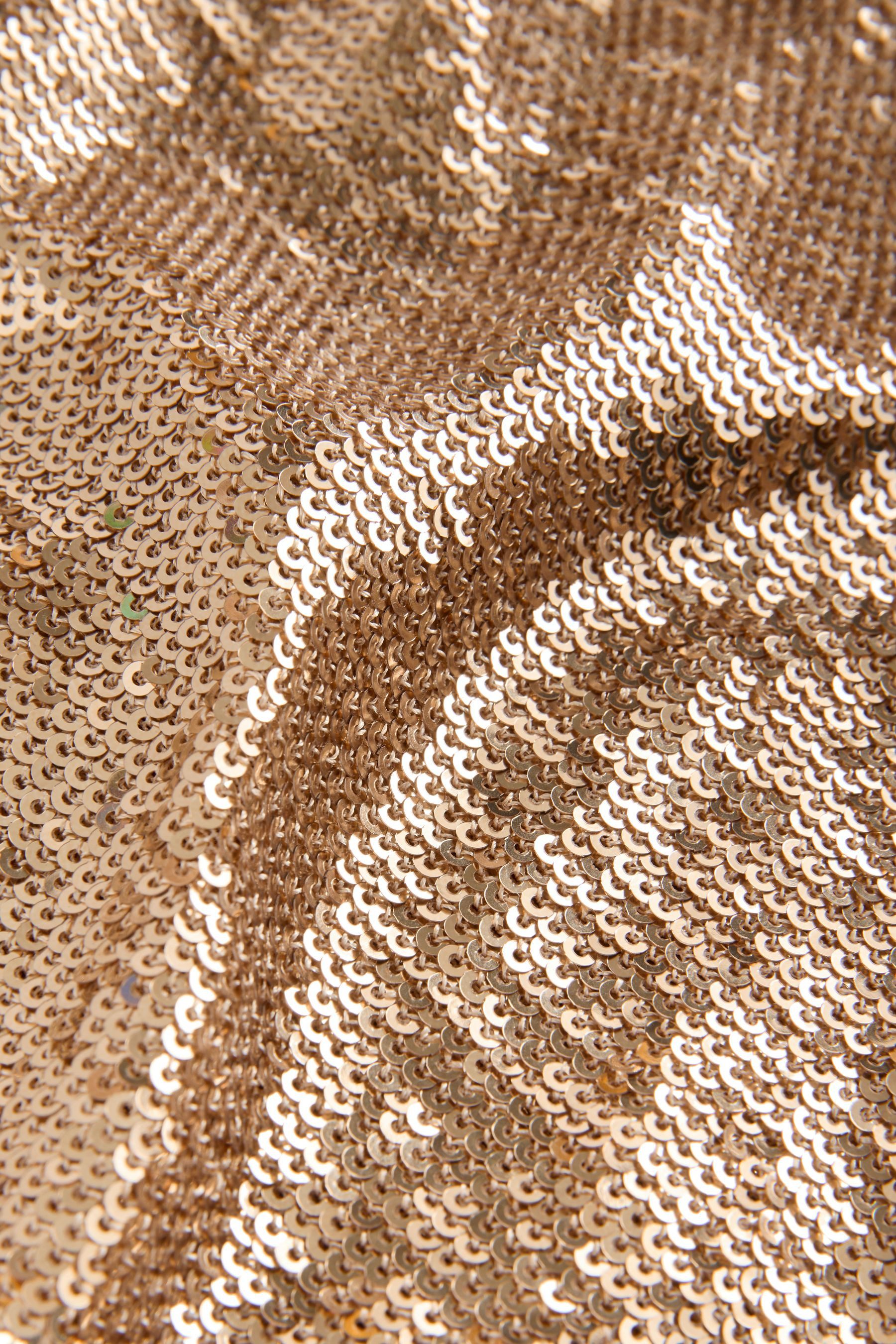 Next Midirock Pailletten-Midirock mit Spitzenbesatz (1-tlg)