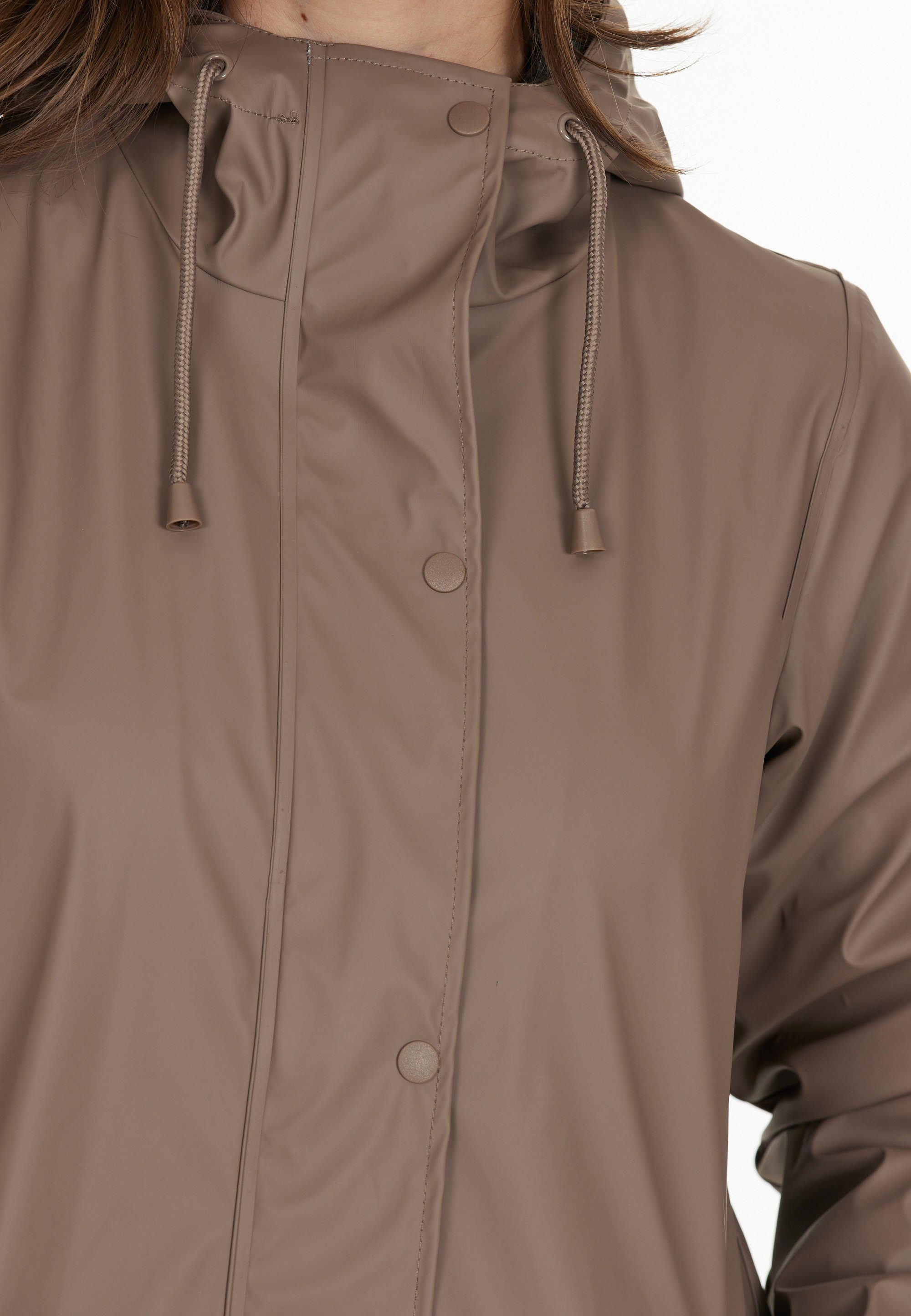 WEATHER mit getapten REPORT Nähten braun Outdoorjacke Simone