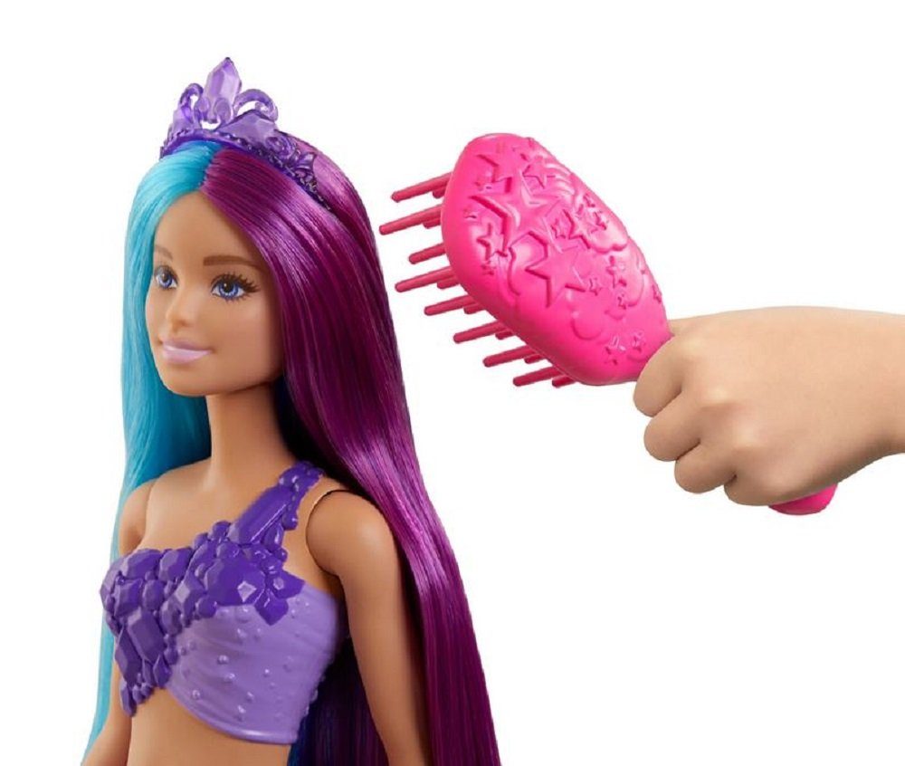 Mattel® Barbie Anziehpuppe Barbie Meerjungfrau mit Dreamtopia Puppe langem Haar