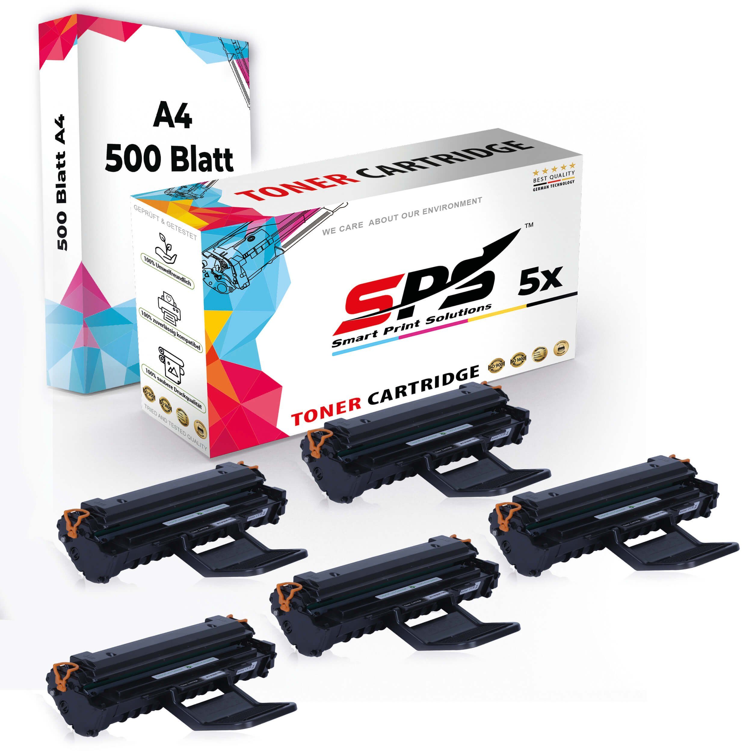 5x SPS Tonerkartusche Multipack Set A4 Druckerpapier A4 5x (5er + Toner,1x Kompatibel, Druckerpapier) Pack,