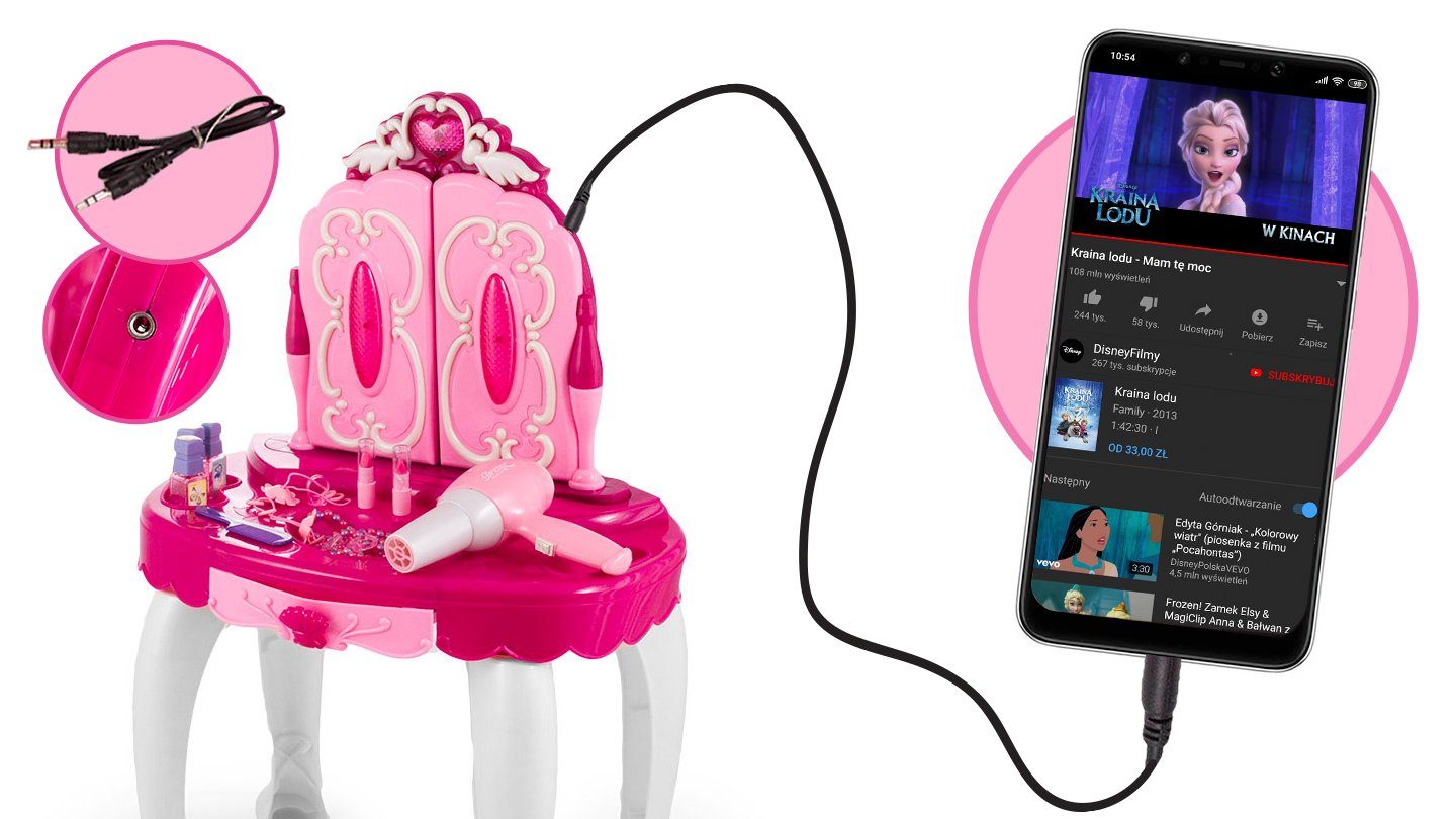 kinderplay Schminktisch Rosa Schminktisch Kinder mit günstig online kaufen