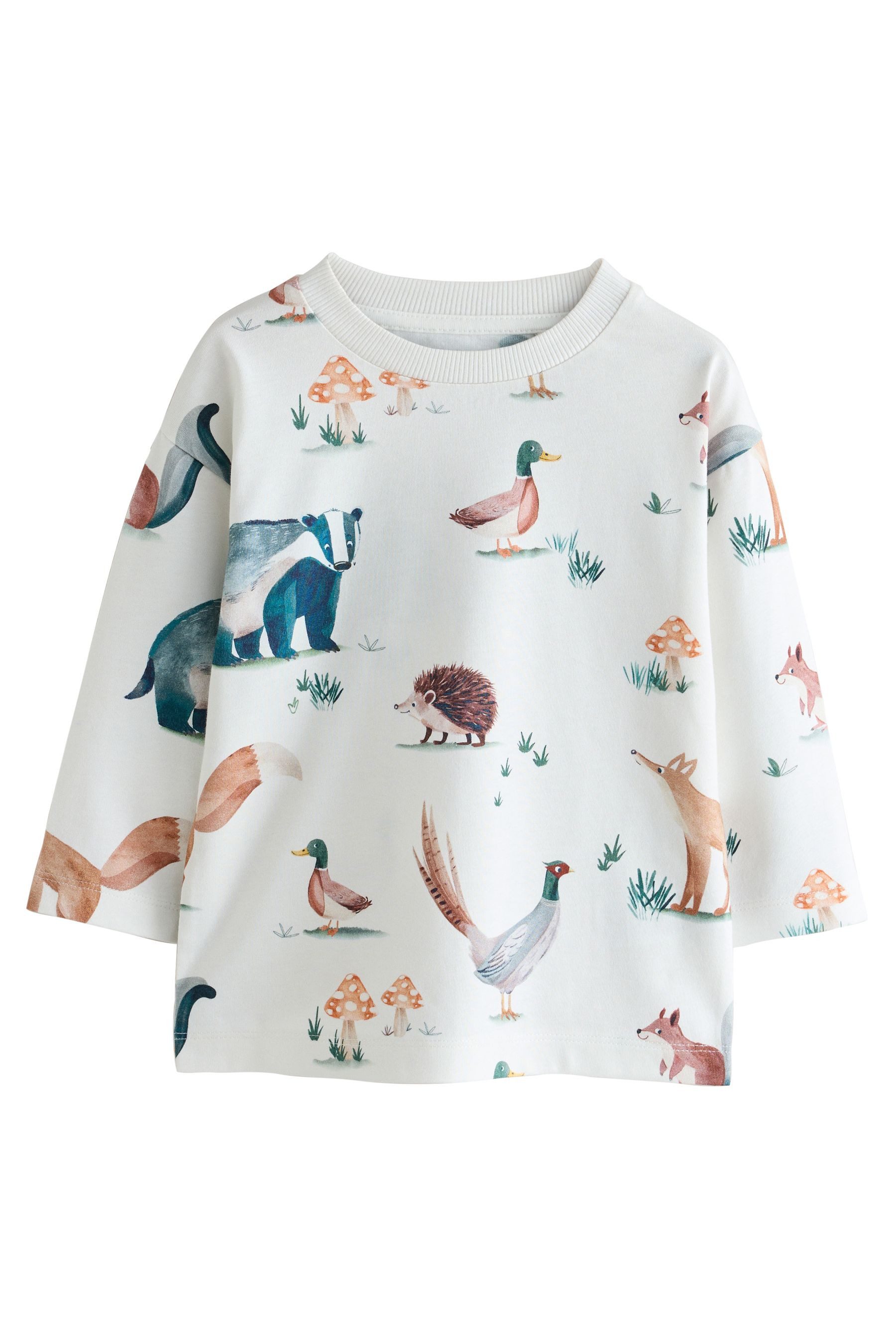 Next Langarmshirt 3er-Pack Langarmshirts mit Grafik (3-tlg) – Bild 3 von 5