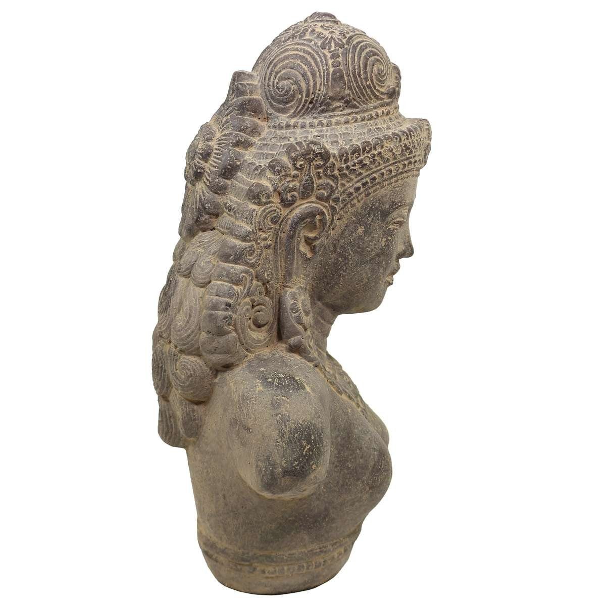 Oriental Galerie Dekofigur im Tara Handarbeit 50 Ursprungsland Dewi in Herstellung traditionelle cm (1 St), Büste Garten Stein-Figur
