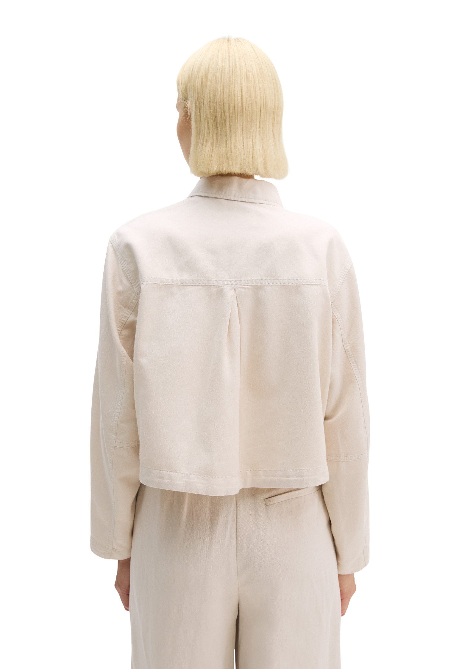 Marc O'Polo Kurzjacke aus Organic Cotton-Lyocell-Leinen-Mix
