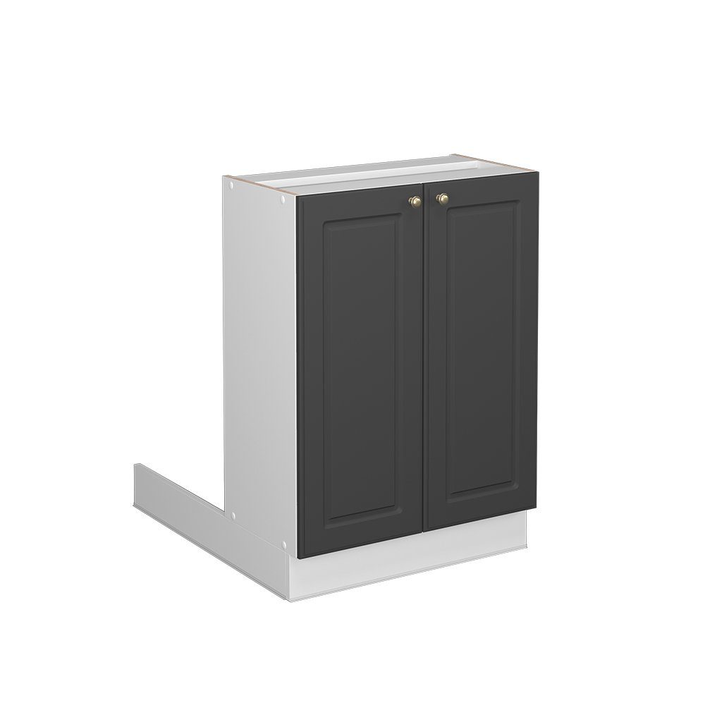 Vicco Unterschrank Fame-Line, Anthrazit-Gold/Weiß, 60 cm günstig online kaufen