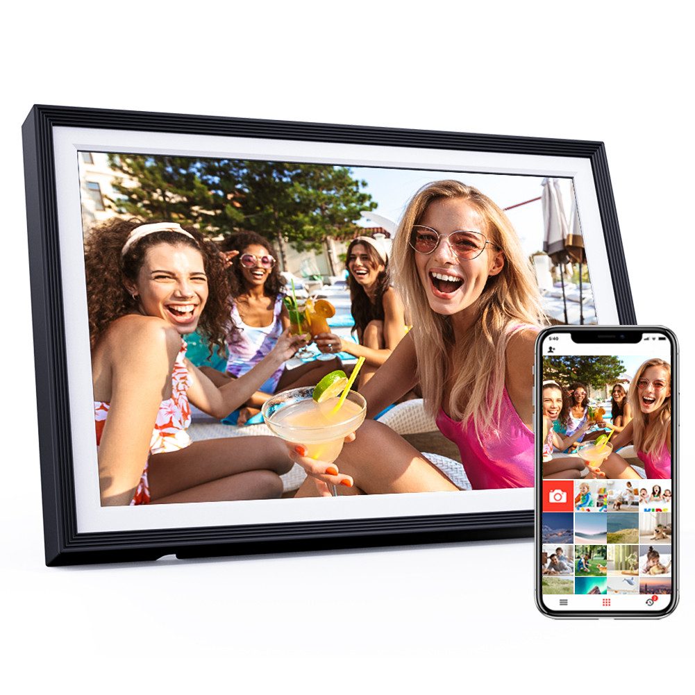 HT Elektronischer Fotorahmen 10,1 " Digitaler Bilderrahmen (1280 x 800 Pixe günstig online kaufen