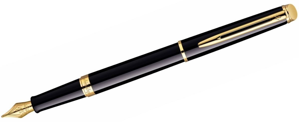 Waterman Füllfederhalter Füllhalter Hemisphere Lack schwarz G.C. M