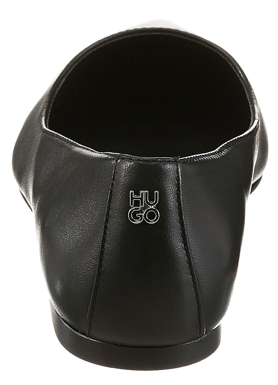 HUGO Maridia Ballerina Slipper, Loafer, Schlupfschuh, Business-Ballerina in spitzer Form