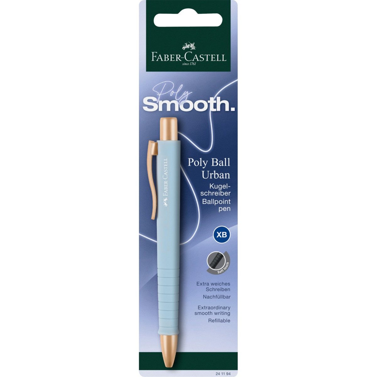 Faber-Castell Kugelschreiber Faber Castell Stift Ballpoint Pen Kugelschreiber Poly Ball Urban XB Farblich sortiert, (Einzel) – Bild 3 von 5