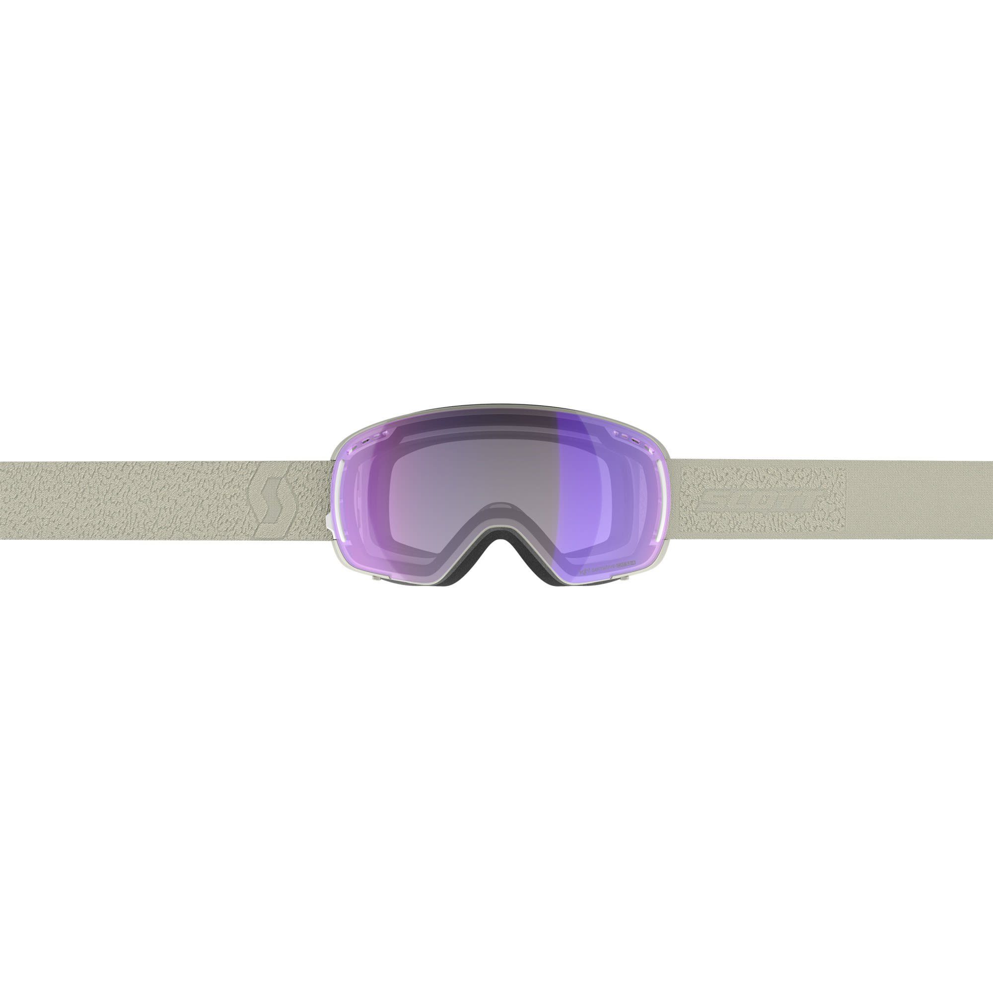 Scott Skibrille Scott Goggle Beige Lcg Chrome Light Light Light Sensitive Compact - Sensitive Blue