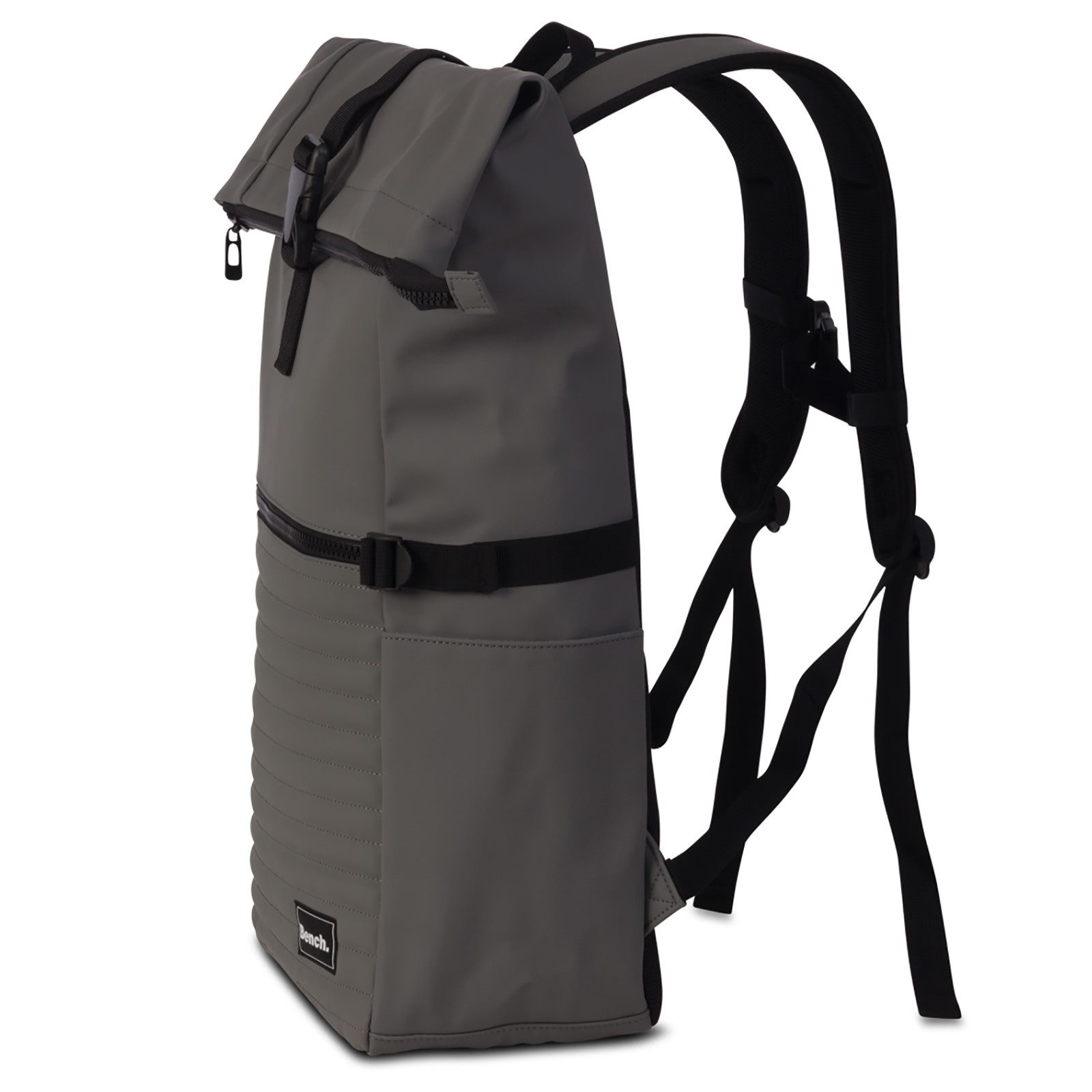 Bench. Rucksack Bench Unisex Businessrucksack Kunststoff, Herren, Damen Businessrucksack Kunststoff, PU, grau ca. 70cm hoch