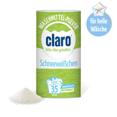 claro claro Öko Waschpulver Schneeweißchen 1 kg Vollwaschmittel (1-St)