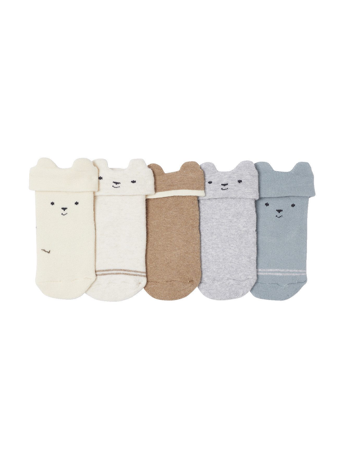 vertbaudet Socken Rutschfeste Baby Frottee-Socken 5er-Pack