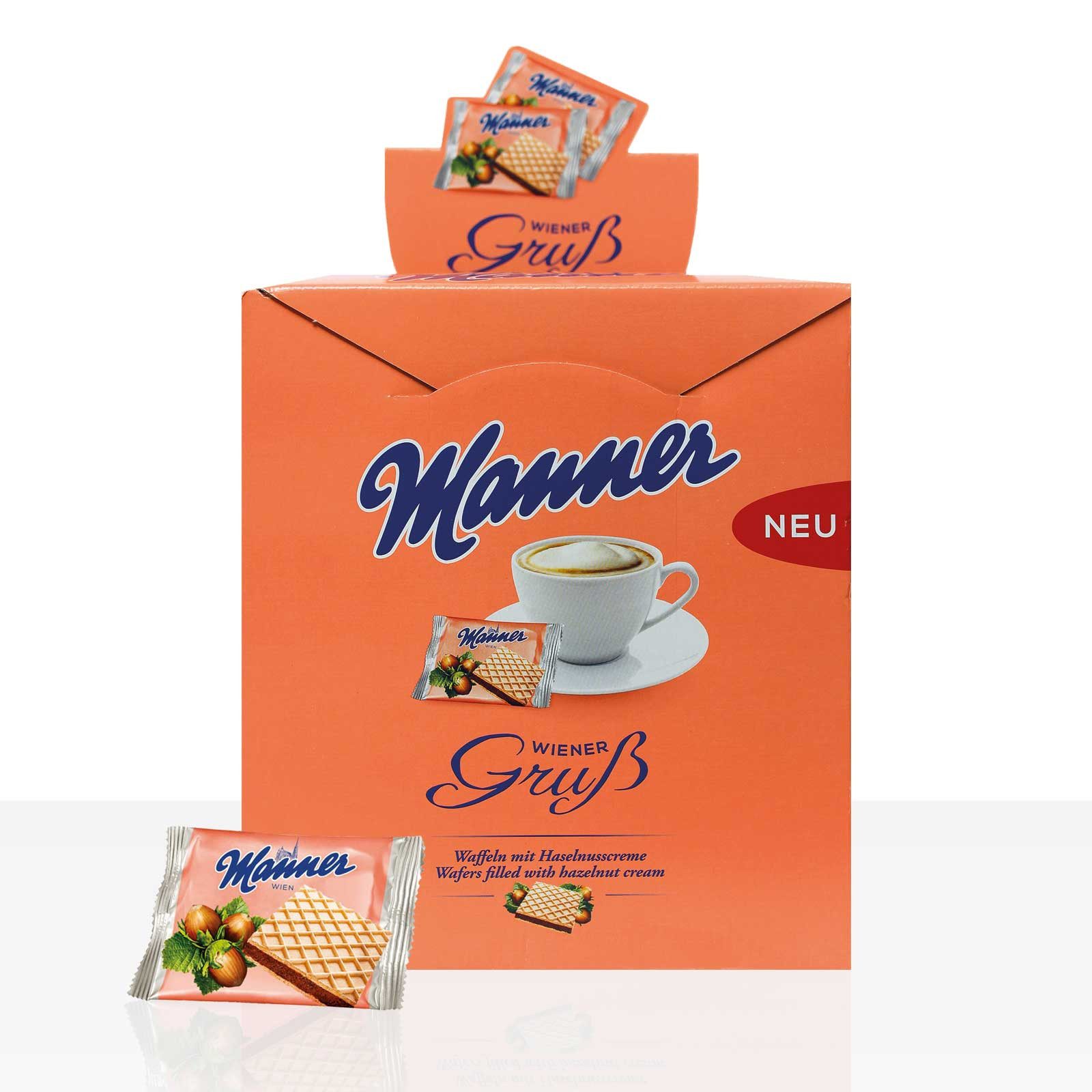 Manner Waffelgebäck , Wiener Gruß, , im Displaykarton