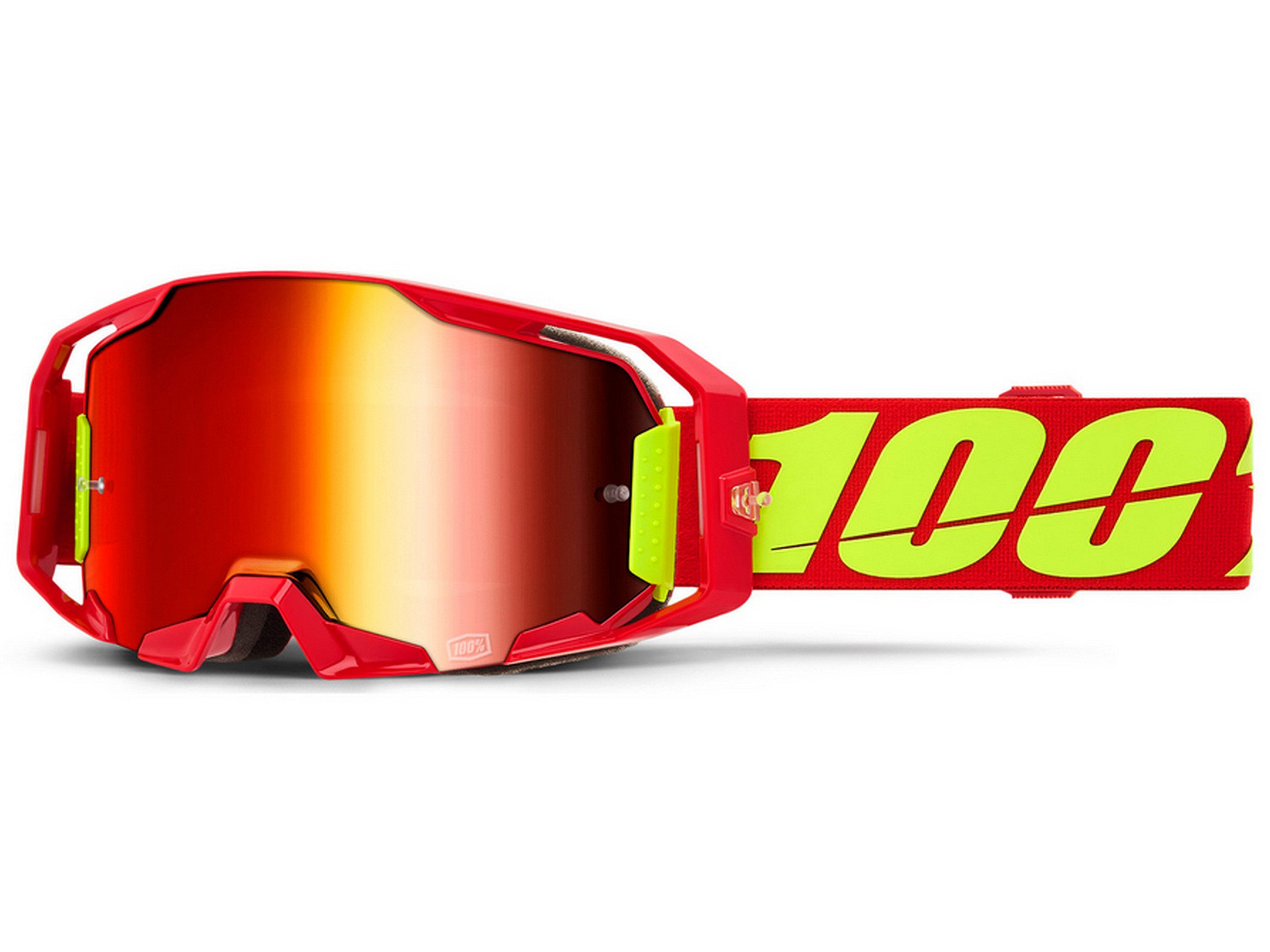 100% Fahrradbrille, MX-Brille Goggle ARmatic - Mirror Lens