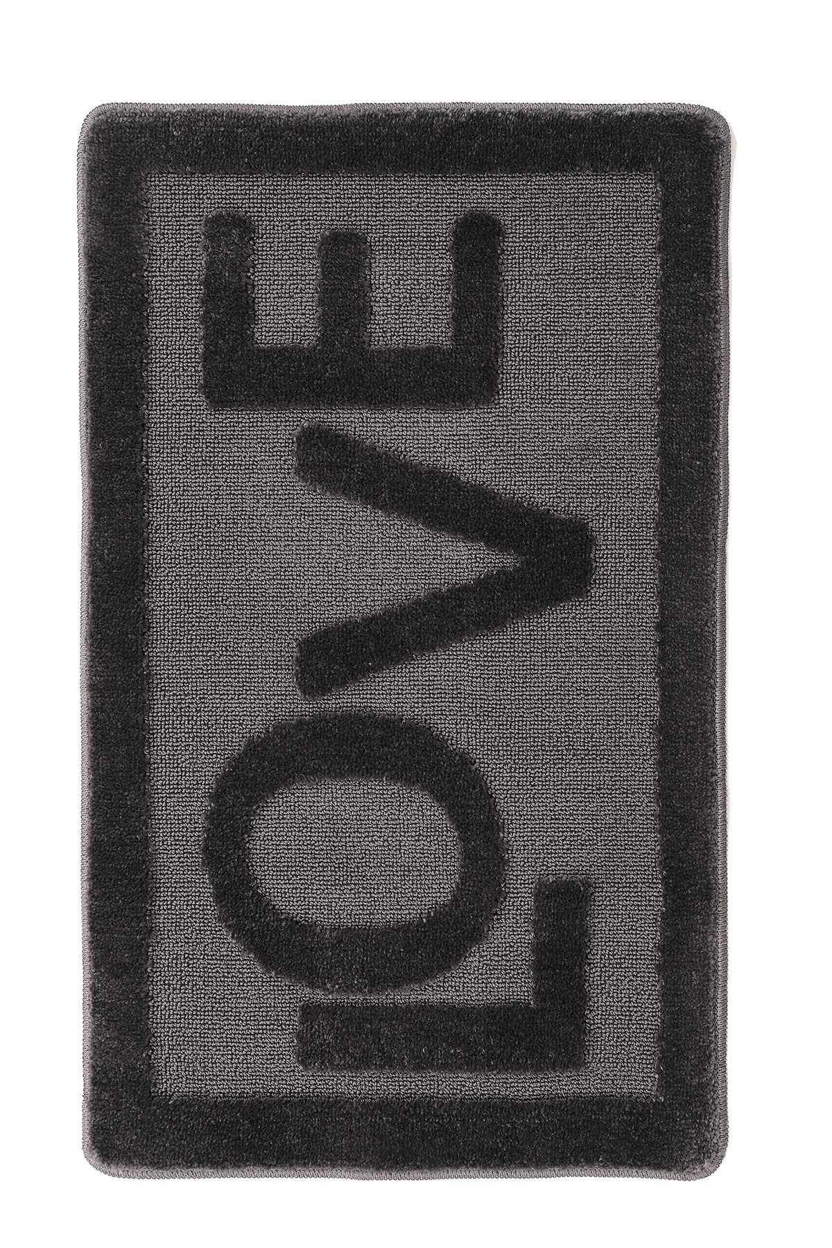 Rugium Badematte Love Badematte, Badematte, bedruckter Badteppich, 60x100 c günstig online kaufen