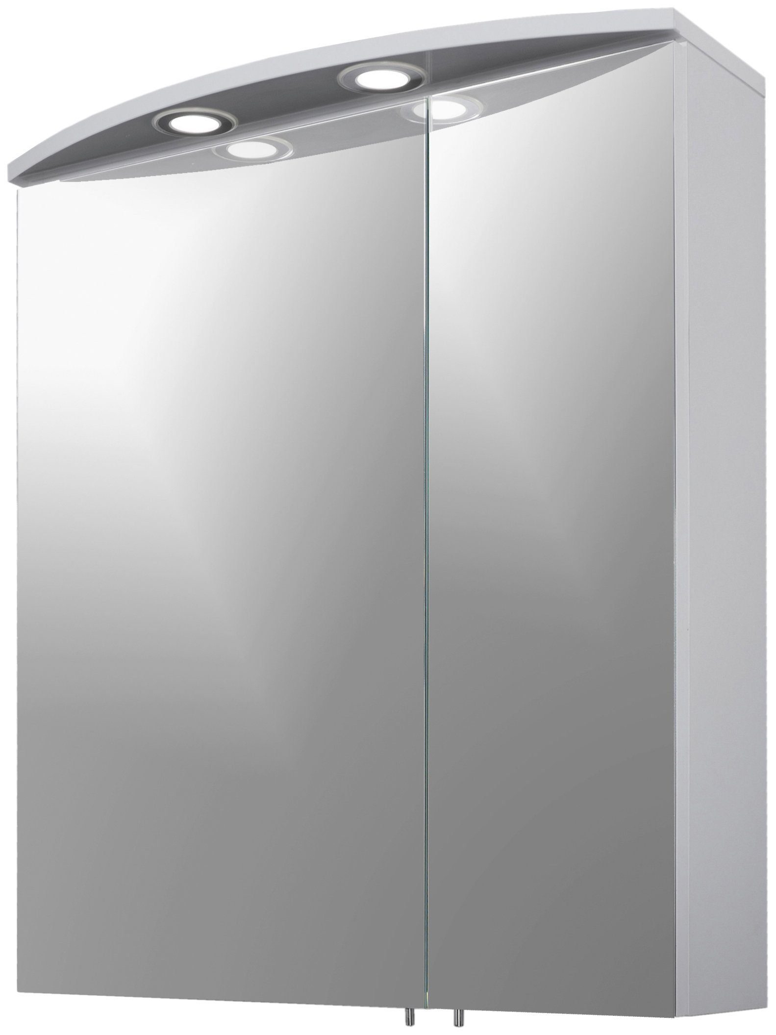 Schildmeyer Spiegelschrank Verona Breite 60 cm, 2-türig, 2 LED-Einbaustrahl günstig online kaufen