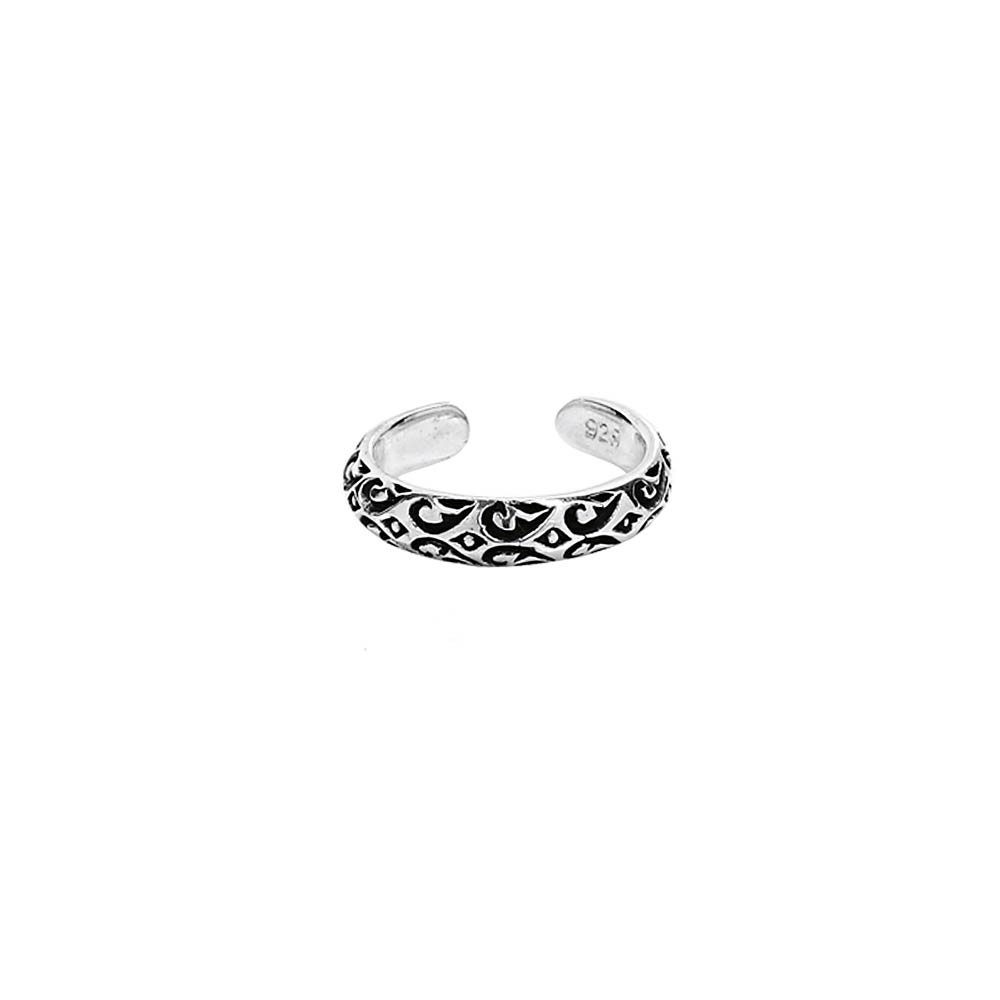 NKlaus Zehenring 925 Sterling Silber Keltische Celtic Gothic Wiking