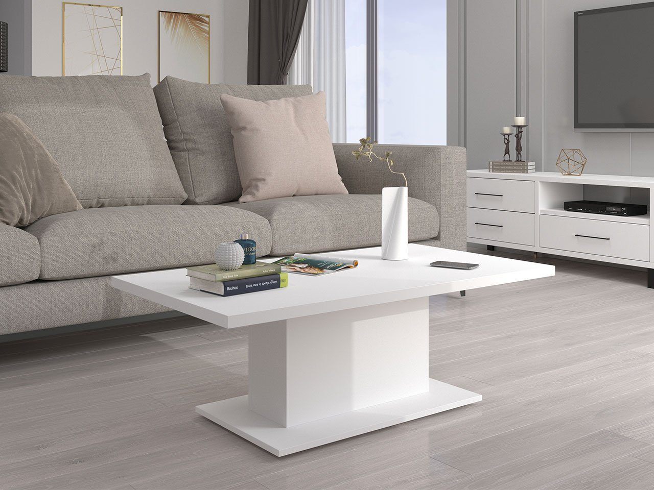 MIRJAN24 Couchtisch Denver, 110x60x43 cm, Rectangle günstig online kaufen