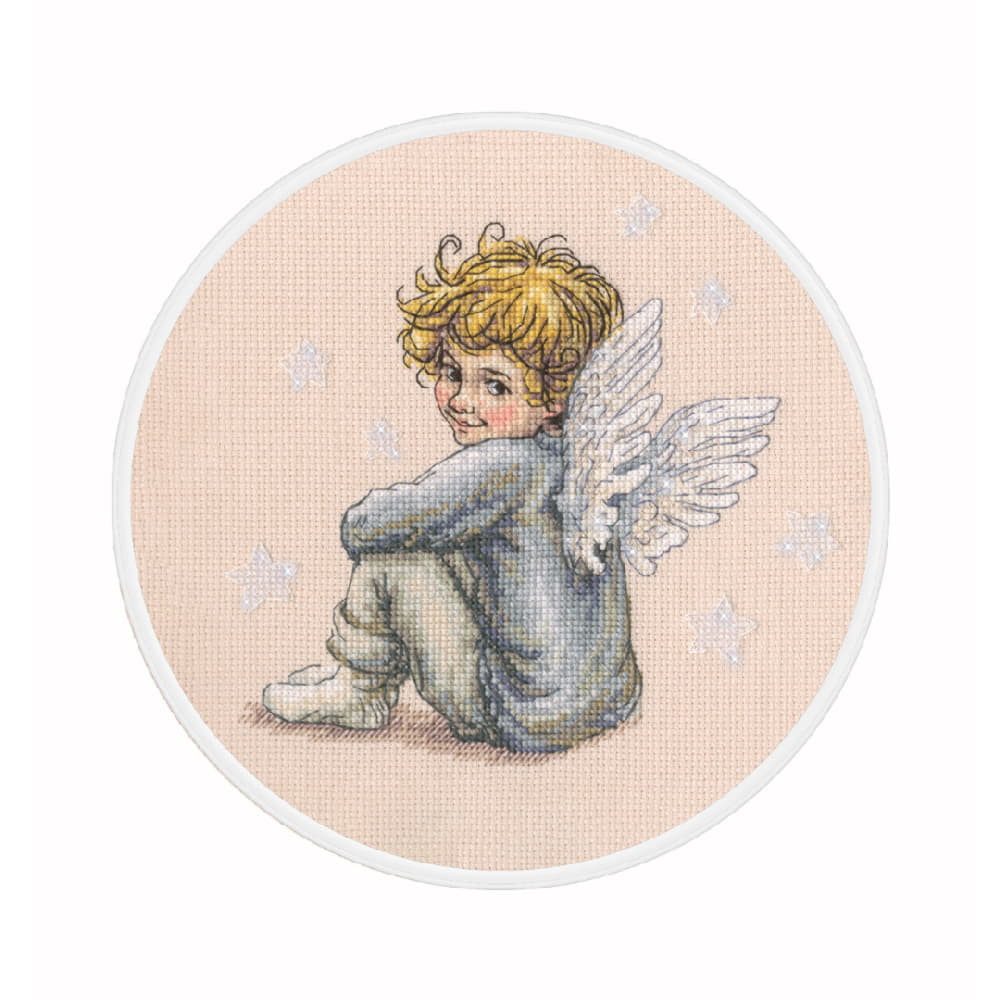 RTO Kreativset RTO Kreuzstich Stickpackung "Träumer I", Zählmuster, 18x17cm, (embroidery kit by Marussia)