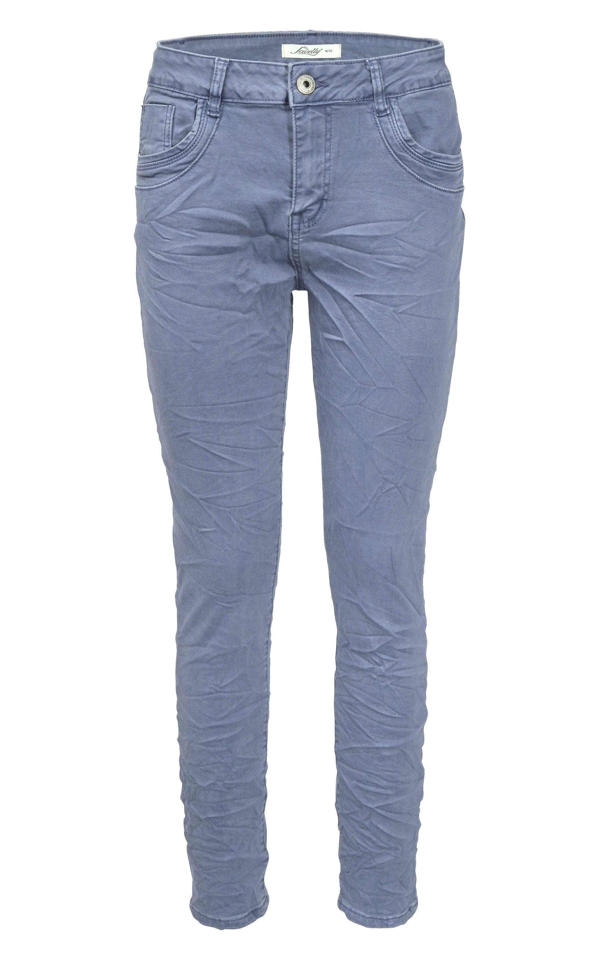 Jewelly Regular-fit-Jeans Stretch Boyfriend Jeans - günstig online kaufen