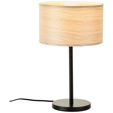 Lightbox Tischleuchte, ohne Leuchtmittel, Tischlampe, 41 cm Höhe, Ø 25 cm, Schalter, E27, 52 W, Metall/Holz