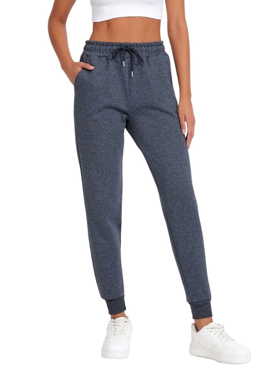 Jogginghose Damen -Baumwolle Sporthose, Trainingshosen, Freizeithosen, Sweatpants