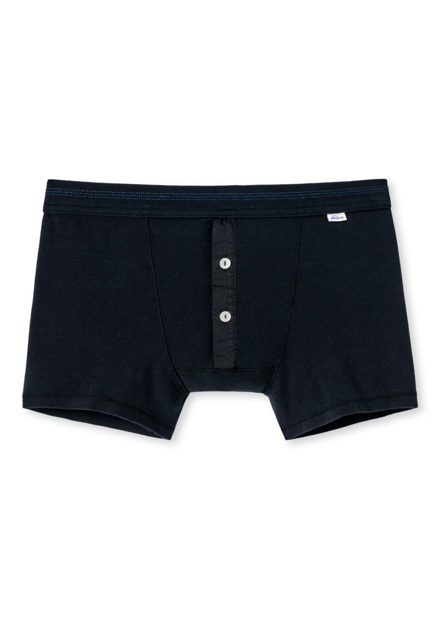 SCHIESSER REVIVAL Retro Pants : Karl-Heinz Button Pants Knopfleiste mit Perlmuttknöpfen