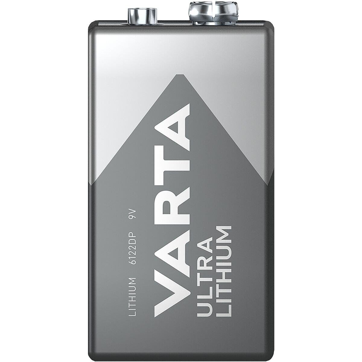 VARTA ULTRA LITHIUM Batterie, (9 V, 1 St), E-Block / 6LR61, 9 V, Lithium Primär