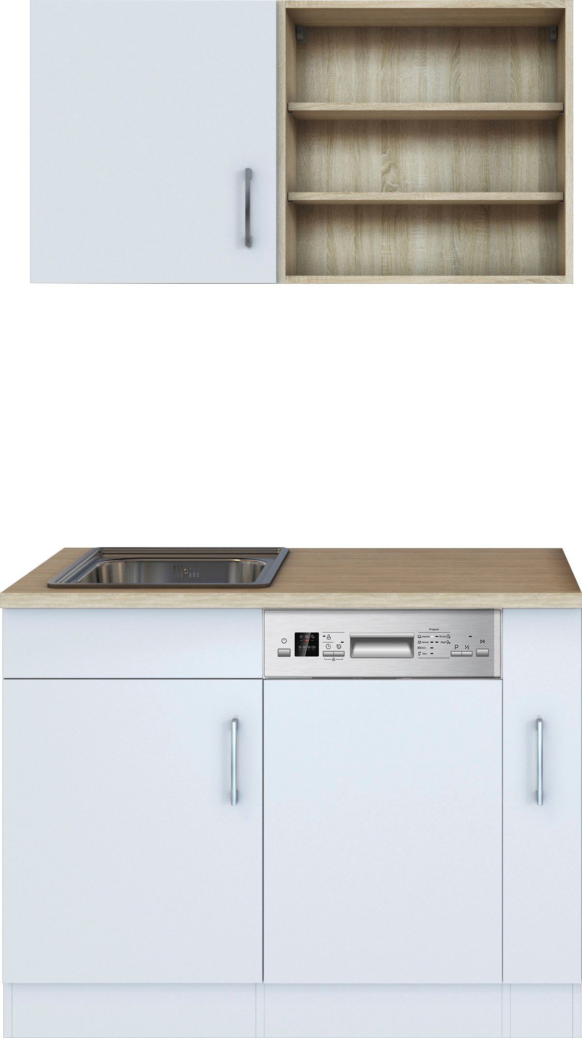 KOCHSTATION Pantryküche KS-Mali, Breite 110 cm, mit E-Geräten