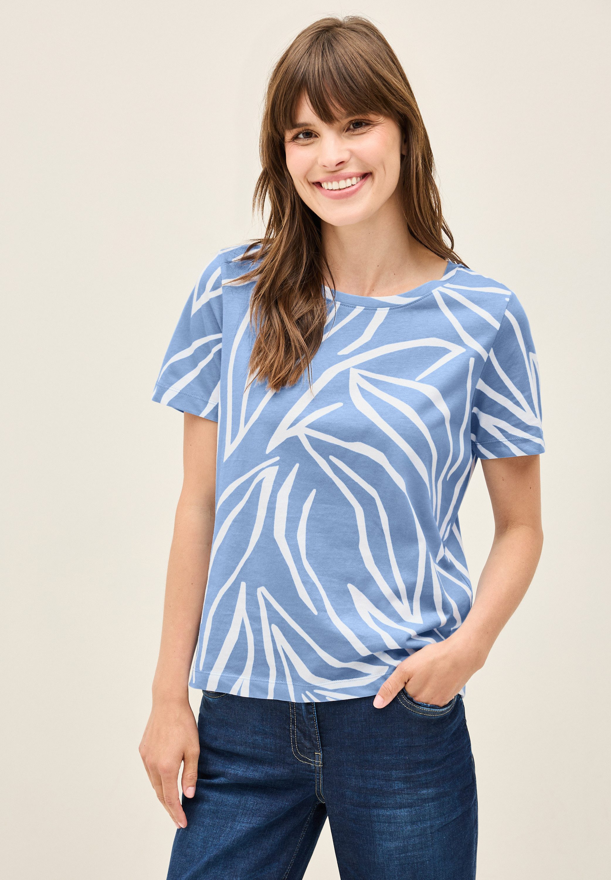 CECIL T-Shirt Feel Good Fit